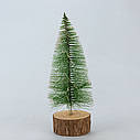 Декор новорічний настільний Ялинка 22см, що світиться (зелений), фото 4
