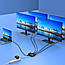 HDMI розгалужувач на 4 порти, 1080P / Активний HDMI спліттер / Чотирьохнаправлений HDMI розгалужувач, фото 6