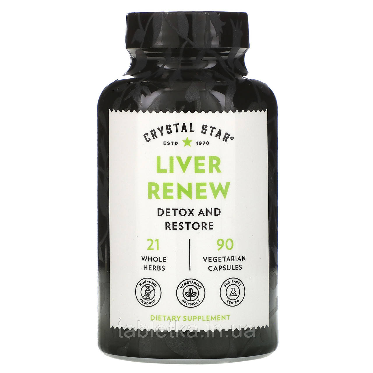 Crystal Star, Liver Renew, 90 вегетаріанських капсул