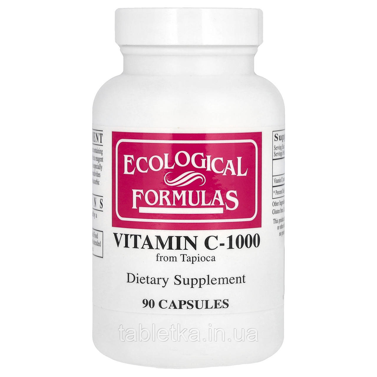 Ecological Formula, вітамін C-1000, 90 капсул