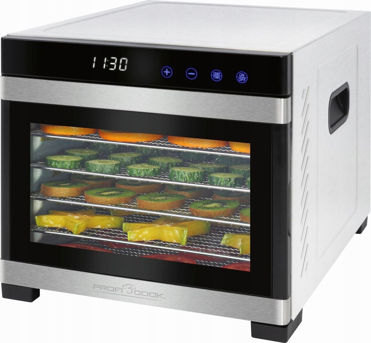Дегидратор, сушка для фруктів і овочів Profi Cook PC-DR 1218 (650Вт, 6 полиць, Німеччина)