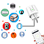 Комплект 2шт Розумна WiFi розетка 20А з лічильником, Tuya Smart 4400Вт, Біла / Вай фай розетка з керуванням телефоном, фото 7