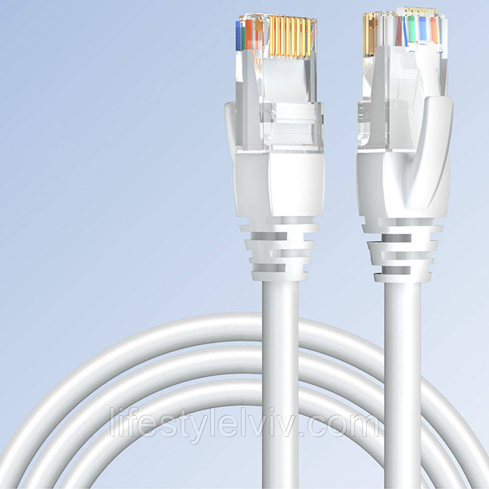 Патчкорд для інтернету LAN, 5м, 13525-8 / Інтернет кабель / Кабель для інтернету / Мережевий кабель, фото 1