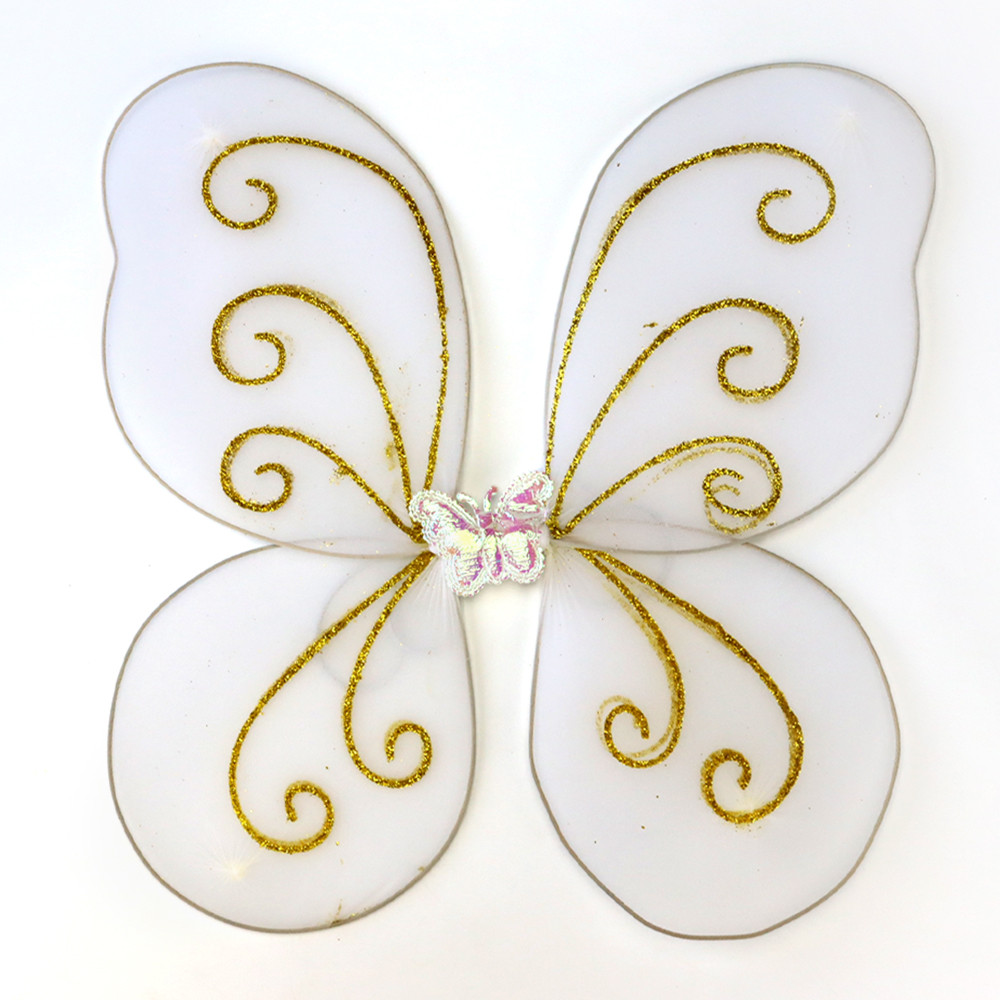 Крила Метелика 40х40см середні (білі), фото 1