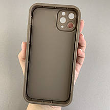 Чохол для iPhone 11 Pro Max чохол з високими бортами з бантиками на телефон айфон 11 про макс коричневий q05t, фото 2