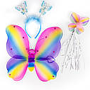 Набір Метелика Карнавальний 50х38см 12982 (райдужний), фото 5
