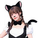 Костюм Косплей Кішка (чорний з рожевим), фото 7