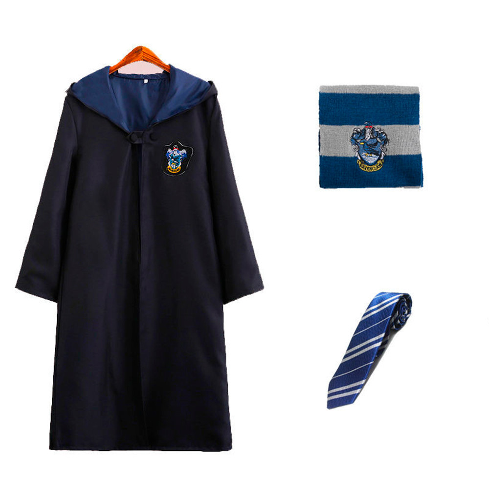 Костюм Гаррі Поттер учня Хогвартс Когтевран L (плащ, шарф, краватка), фото 1