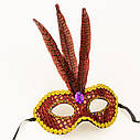 Венеціанська маска Фантазія (червона), фото 3