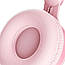 Бездротові навушники з вушками і підсвічуванням, KE-01, Рожевий / Bluetooth навушники / Дитячі блютуз навушники, фото 8