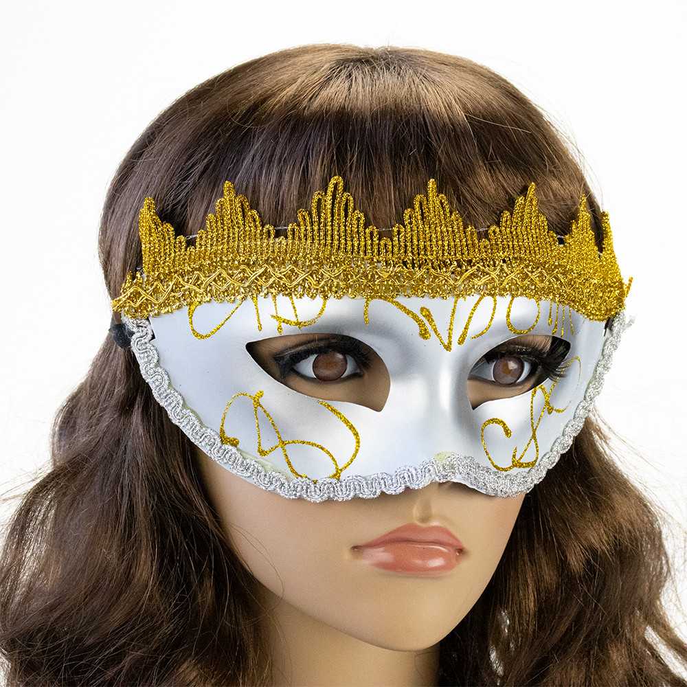 Венеціанська маска Вероніка (срібна), фото 1