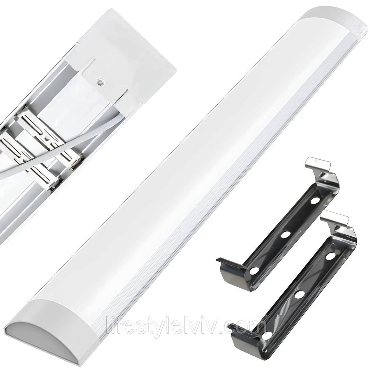 LED світильник стельовий 120см, 150Вт/6500К, від мережі, GREELITE / Лінійний світильник / Лед лампа стельова, фото 1