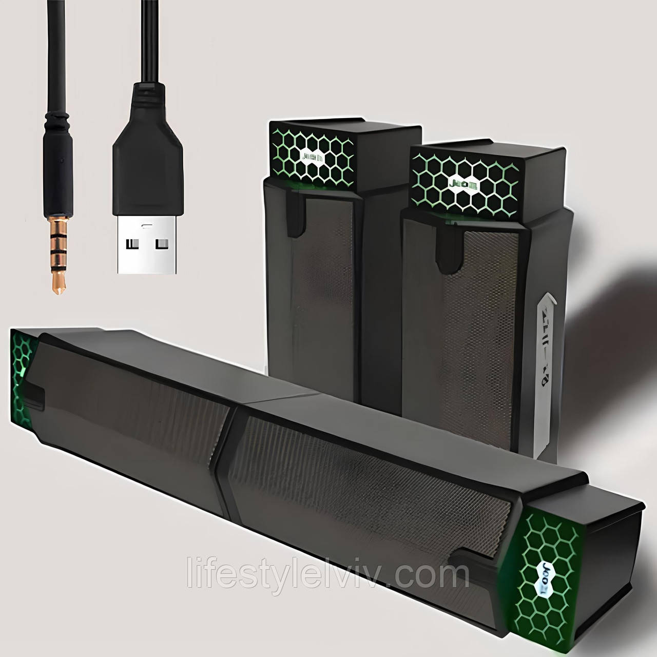 Акустична система зі стерео звуком 6Вт, USB, JEDEL S562 / Саундбар / Колонки для ПК / Настільні колонки, фото 1