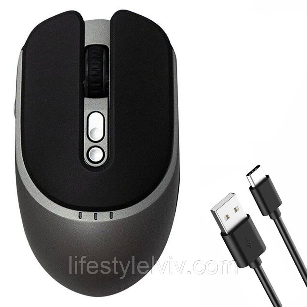 Бездротова миша Bluetooth, USB, JEDEL WH104 / Мишка акумуляторна / Комп'ютерна мишка / Мишка для ПК, фото 1