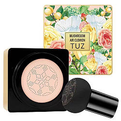 Кушон для обличчя + спонжик, тон 01 Айворі, TUZ / Тональний крем кушон / Крем-пудра