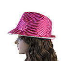 Капелюх Диско Твіст (малиновий), фото 2