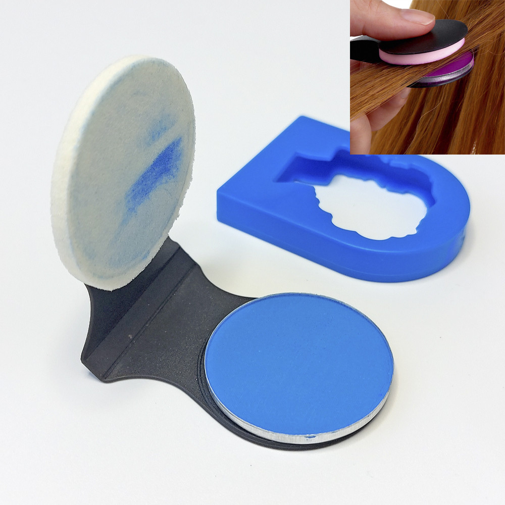 Крейда кольорова пудра для волосся Hair Chalk (блакитний), фото 1