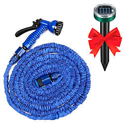 Садовий шланг MAGIC HOSE + Подарунок Ультразвуковий відлякувач Garden Pro / Поливальний шланг з розпилювачем