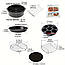 Аксесуари для аерофритюрниці 8", 11 предметів / Аксесуари для аерогриля / Набір аксесуарів для мультипечі, фото 9