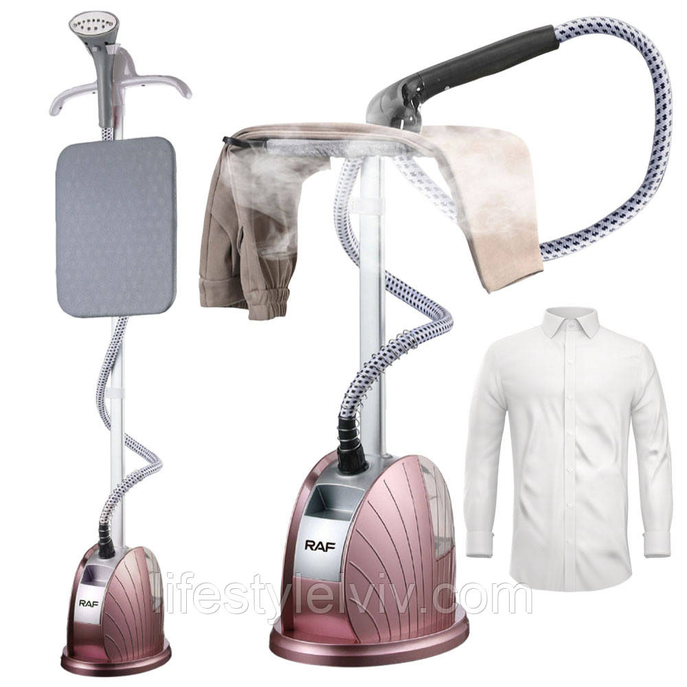Вертикальний відпарювач 2,3л, 1800Вт, від мережі, R 3036 / Парогенератор для одягу / Система для прасування, фото 1