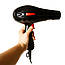 Фен для сушіння волосся 3000Вт + 1 насадка, від мережі, Promotec PM-2308 / Потужний фен для волосся / Фен сушка для волосся, фото 2