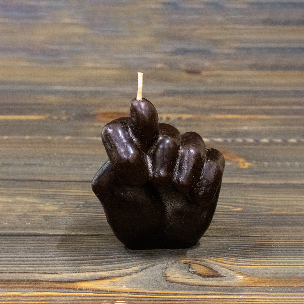 Декоративна свічка фігурна Дуля 13417 (шоколадна), фото 1