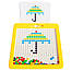 Магнітна дошка мозаїка зі стілусом, 32х32см / Дитяча магнітна мозаїка / Дошка для малювання з магнітами, фото 3