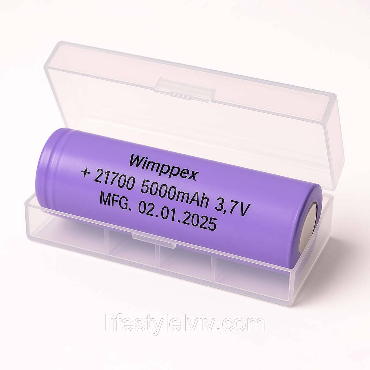Акумулятор високострумовий Li-ion 21700-5000mAh, WX-1449, 1шт / Акумулятор літій-іонний, фото 1