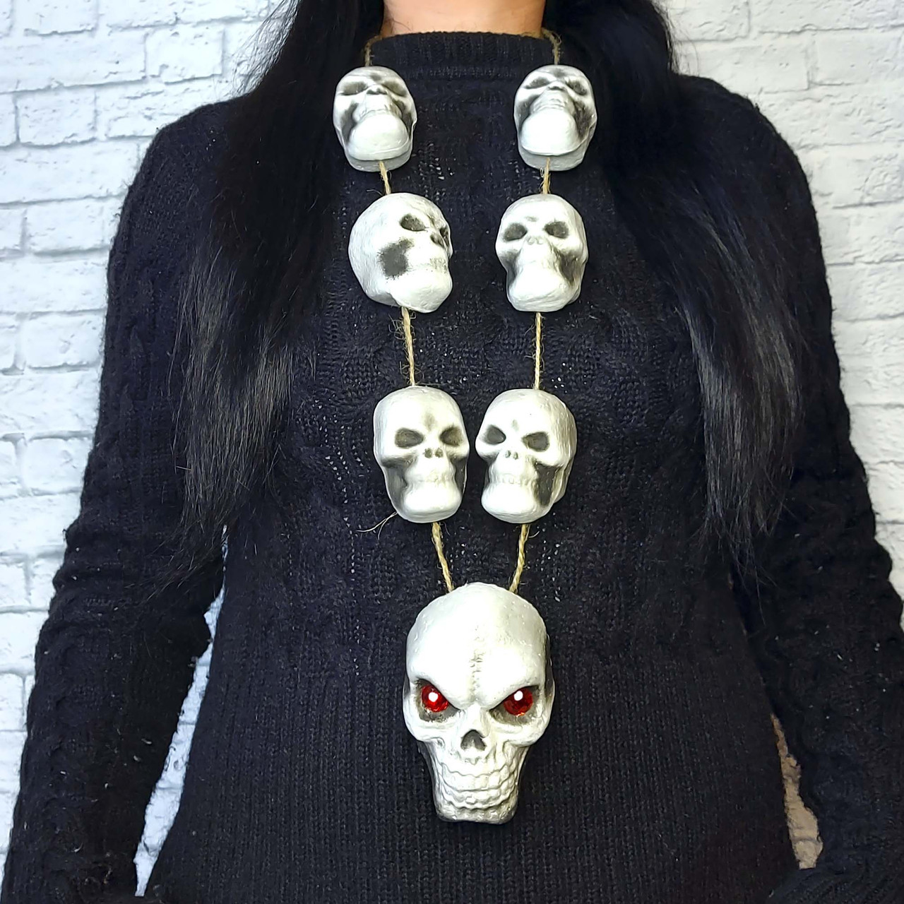 Прикраса на шию Хеллоуїн з Черепами 10244, фото 1