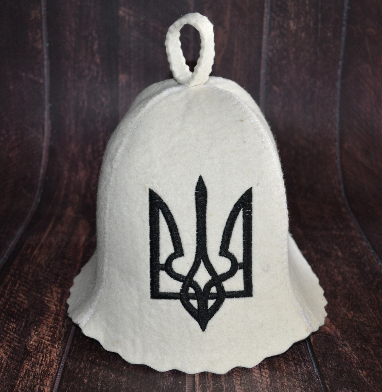 Шапка для лазні "Тризуб"