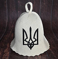 Шапка для лазні "Тризуб"