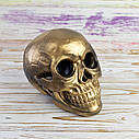 Череп світильник настільний S 13296 (золото антік), фото 3