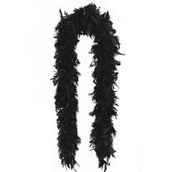 Боа з пір'я 80г (чорне)