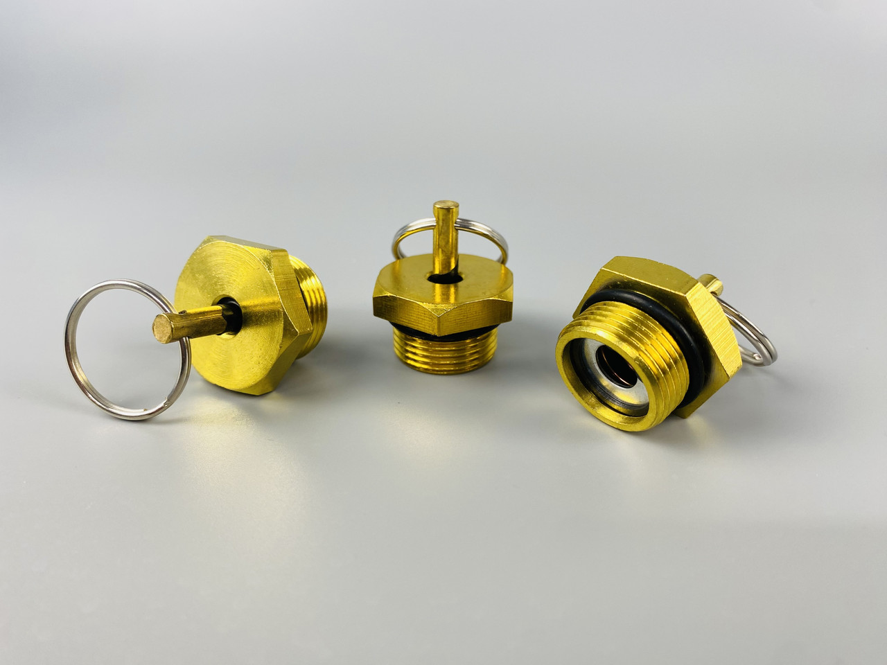 Клапан зливу конденсату M22х1.5, з гумовим кільцем (латунь), фото 1