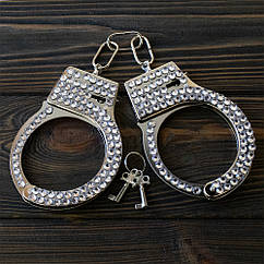 Наручники ігрові Shine зі стразами на блістері