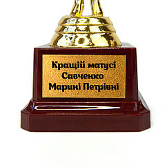 Індивідуальний друк №5 напису на табличці п'єдесталу 4,2х2,5см