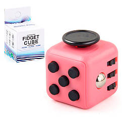 Кубик антистрес Fidget Cube (рожевий з чорним)