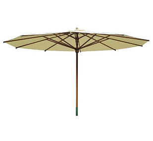 Парасолька "Соло" 4м, з дерев’яною основою, для HoReCa, літніх майданчиків, садових ділянок, терас