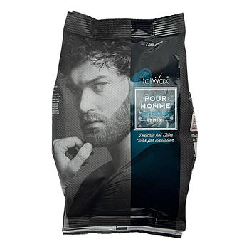 Віск в гранулах для депіляції ItalWax ЧОЛОВІЧИЙ Pour Homme Barber Edition (для обличчя), 500 г