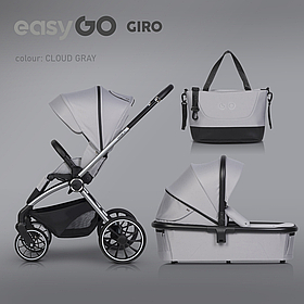 Коляска 2в1 EasyGo Giro, Grey