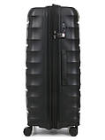 Валіза велика L поліпропілен чорна 77х53х33+5см/133л/4.8кг/Airtex 242, фото 4