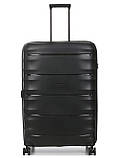 Валіза велика L поліпропілен чорна 77х53х33+5см/133л/4.8кг/Airtex 242, фото 2