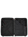 Валіза велика L поліпропілен чорна 77х53х33+5см/133л/4.8кг/Airtex 242, фото 9