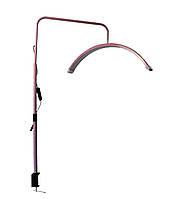 Безтіньова настільна Led лампа на струбціні Moon HD-M6X (SP-006), 50 Вт, рожева