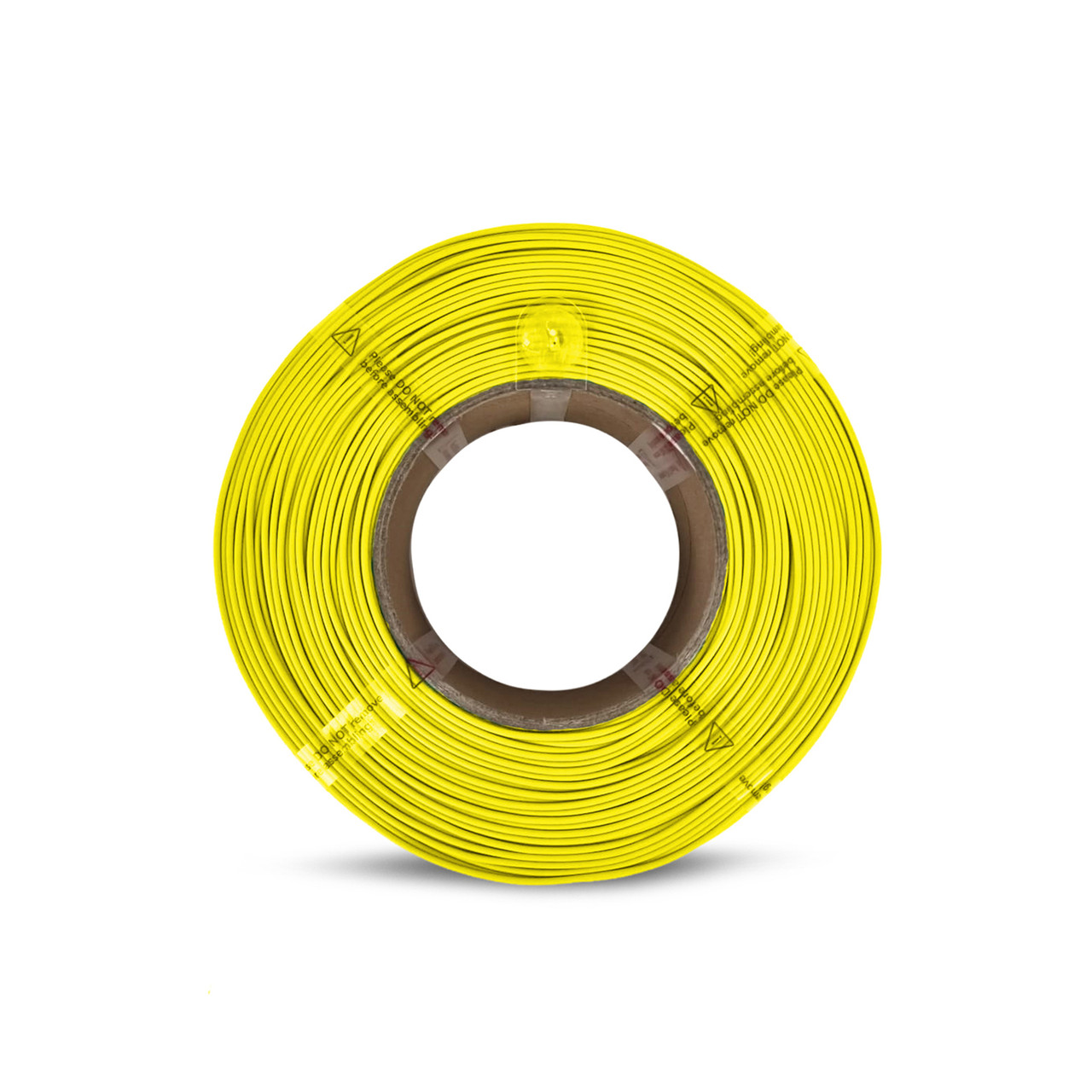 Пластик філамент без котушки Bambu Lab PLA Basic Yellow (10400), Refill, 1.75мм, 1кг, 330м, 190-230°C, Жовтий