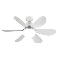 Вентилятор-лампа з цоколем E27 і керуванням через пульт (3 режими, 40 W) FLOWER FAN LIGHT AT-2523D iC227