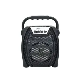 Портативна колонка-валіза ZQS-1411 c USB/SD/FM/Bluetooth/світломузикою iC227