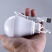 Кемпінгова світлодіодна LED-лампа USB  Білий