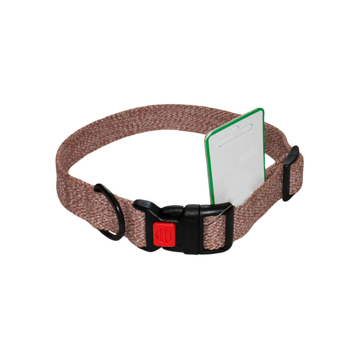 Нашийник 4513 20мм (30-40) "MILANGE" одинарний з фастексом (Коричневий)