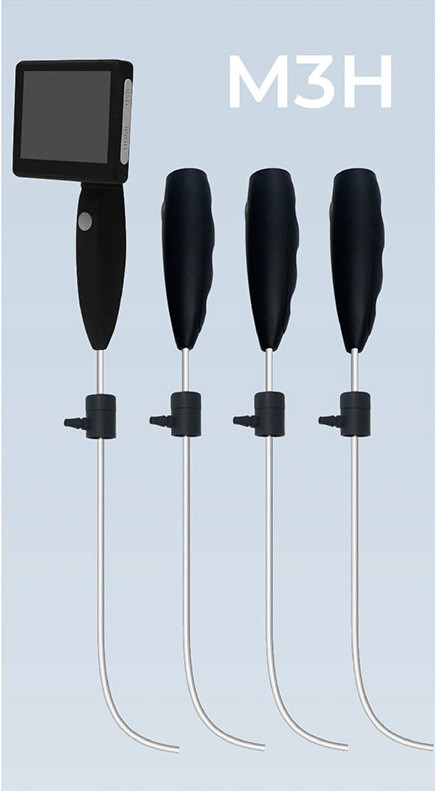 Відеостилет для інтубації M3H, гнучкий, HD, IPX7